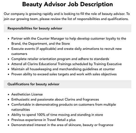 Beauty Advisor 12 uur Bataviastad Job Details .